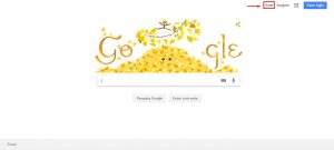 Página inicial do Google.