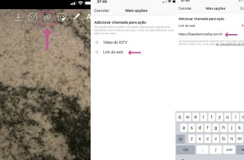 Incluir link no Stories.