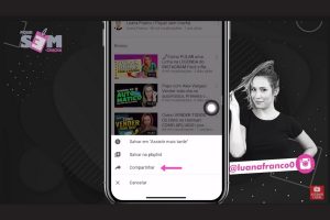 Como copiar o link do Youtube.